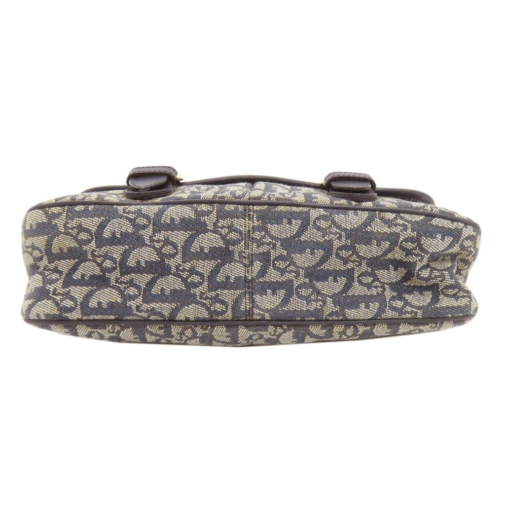 Dior Trotter Pattern Shoulder Bag Canvas — view 4