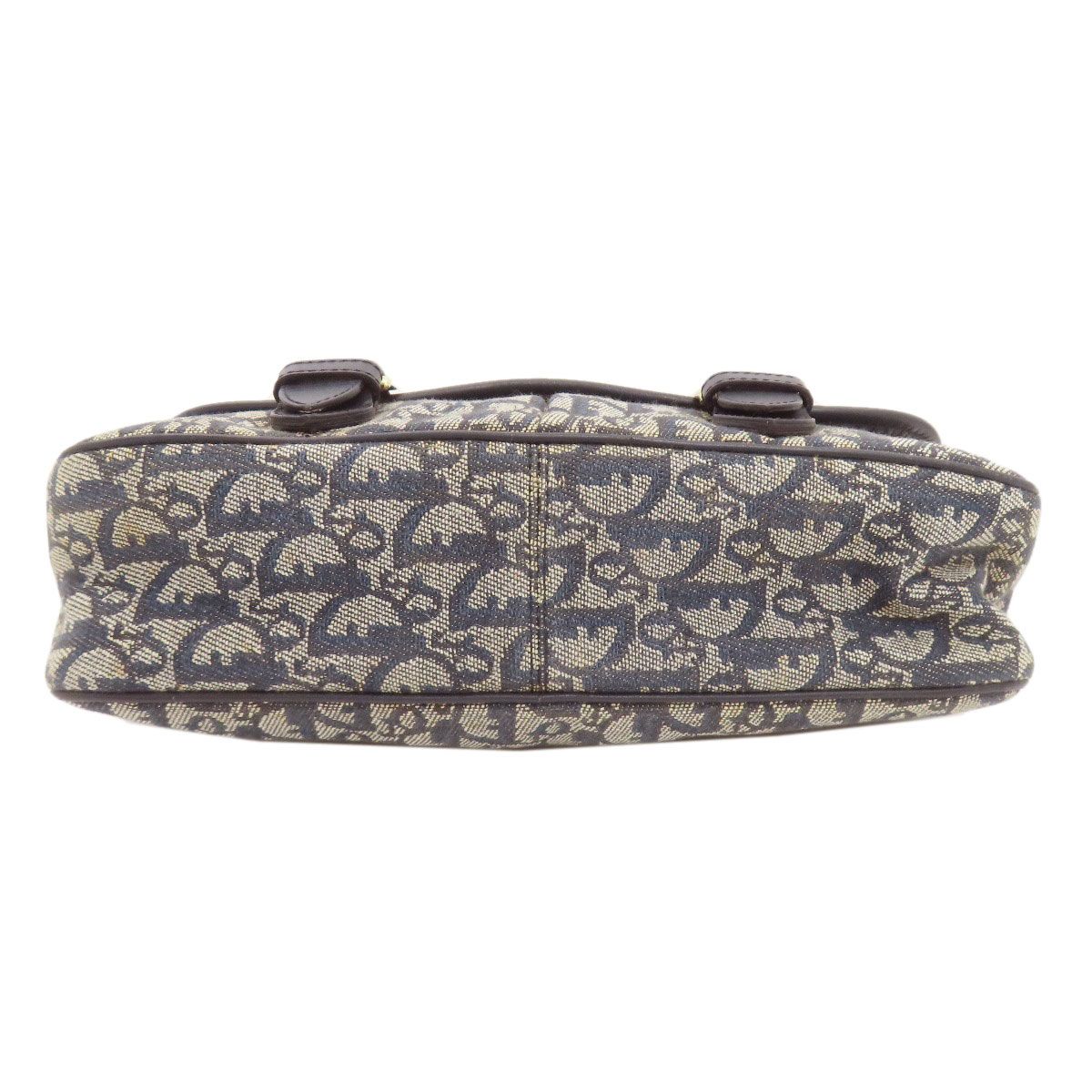 Dior Trotter Pattern Shoulder Bag Canvas — view 4