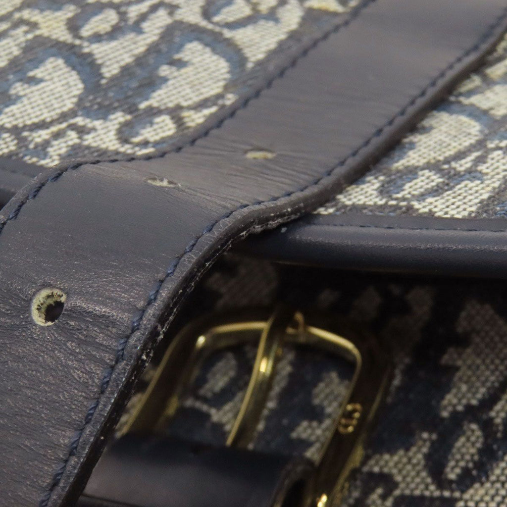 Dior Trotter Pattern Shoulder Bag Canvas — view 9