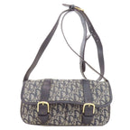 Dior Trotter Pattern Shoulder Bag Canvas