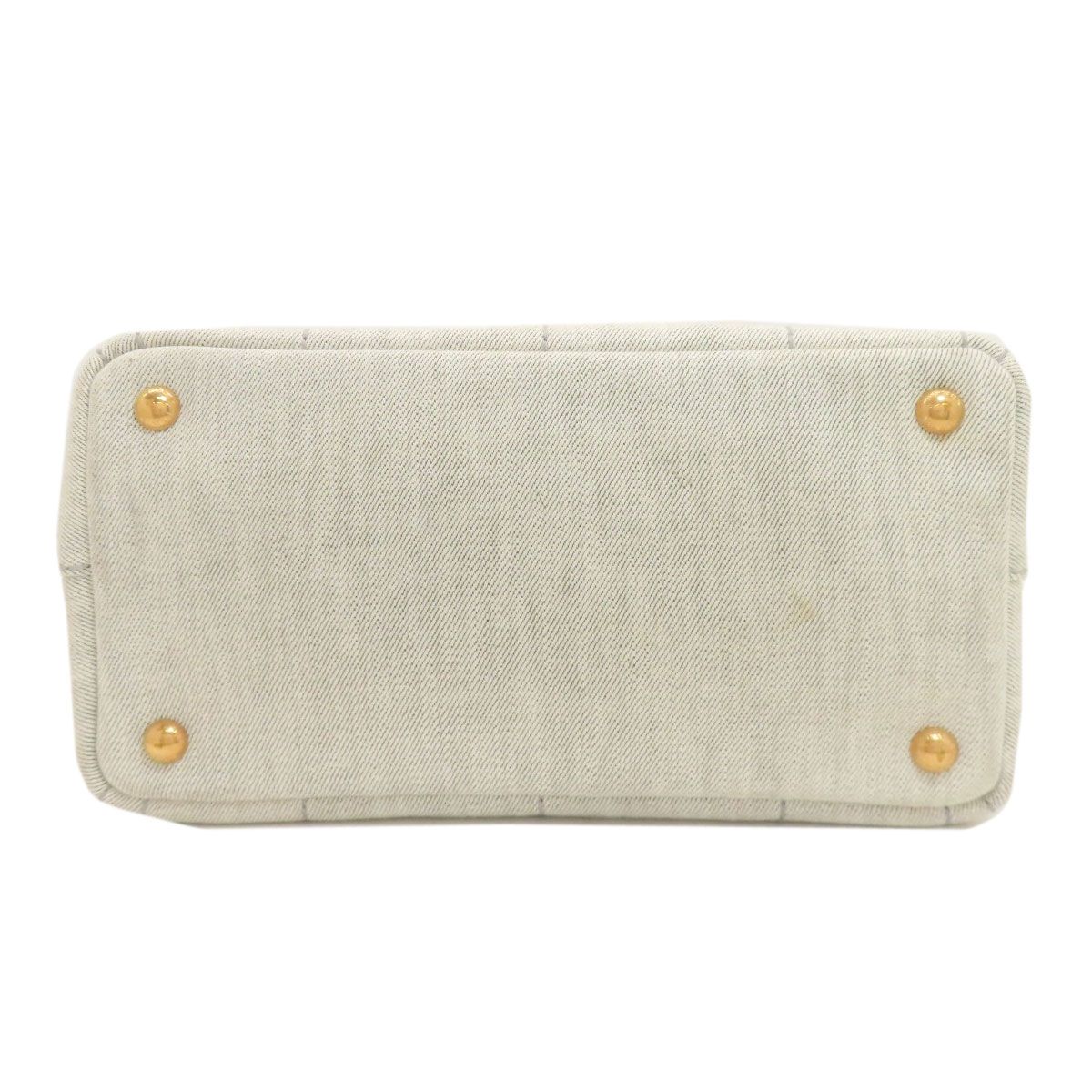 Prada Canapa Mini 2-Way Handbag Canvas — view 4