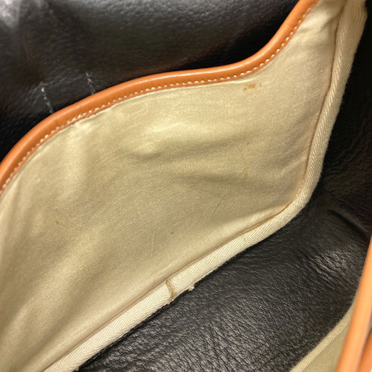 Hermes Noumea Gold Shoulder Bag Calf — view 8