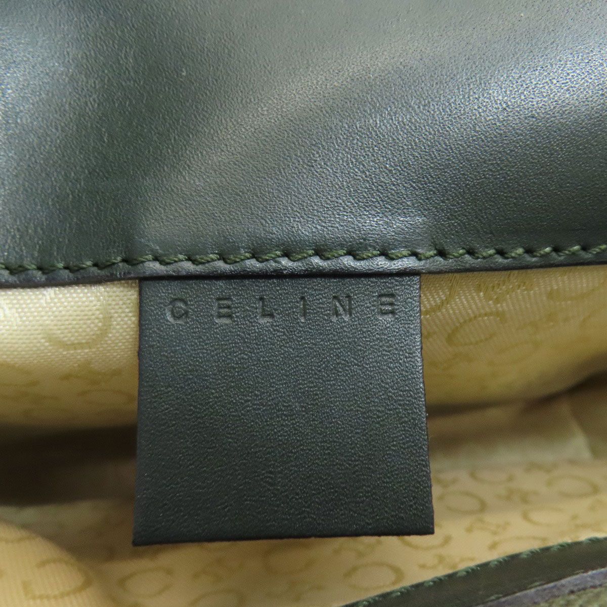 Celine C Macadam Handbag Canvas — view 6