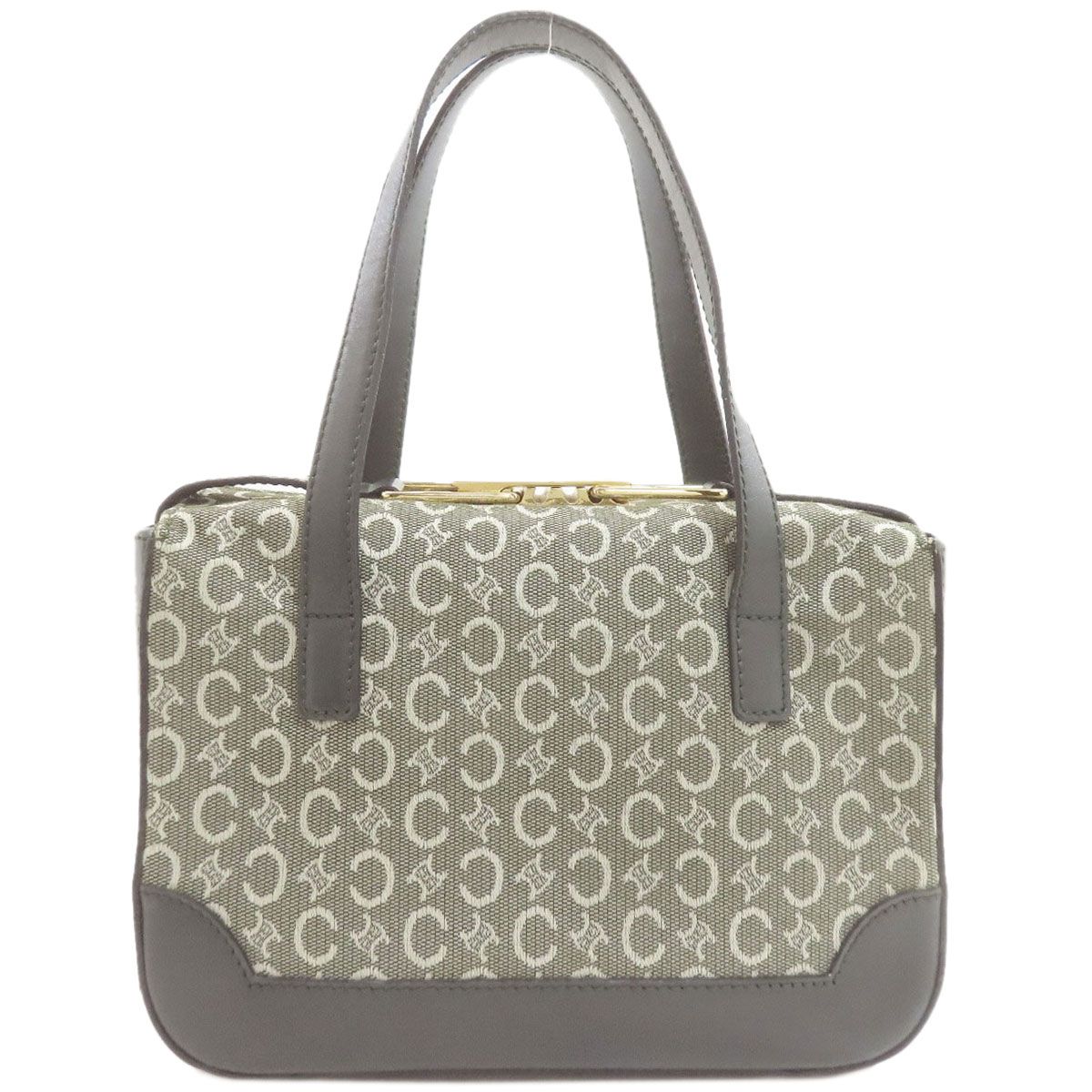 Celine C Macadam Handbag Canvas