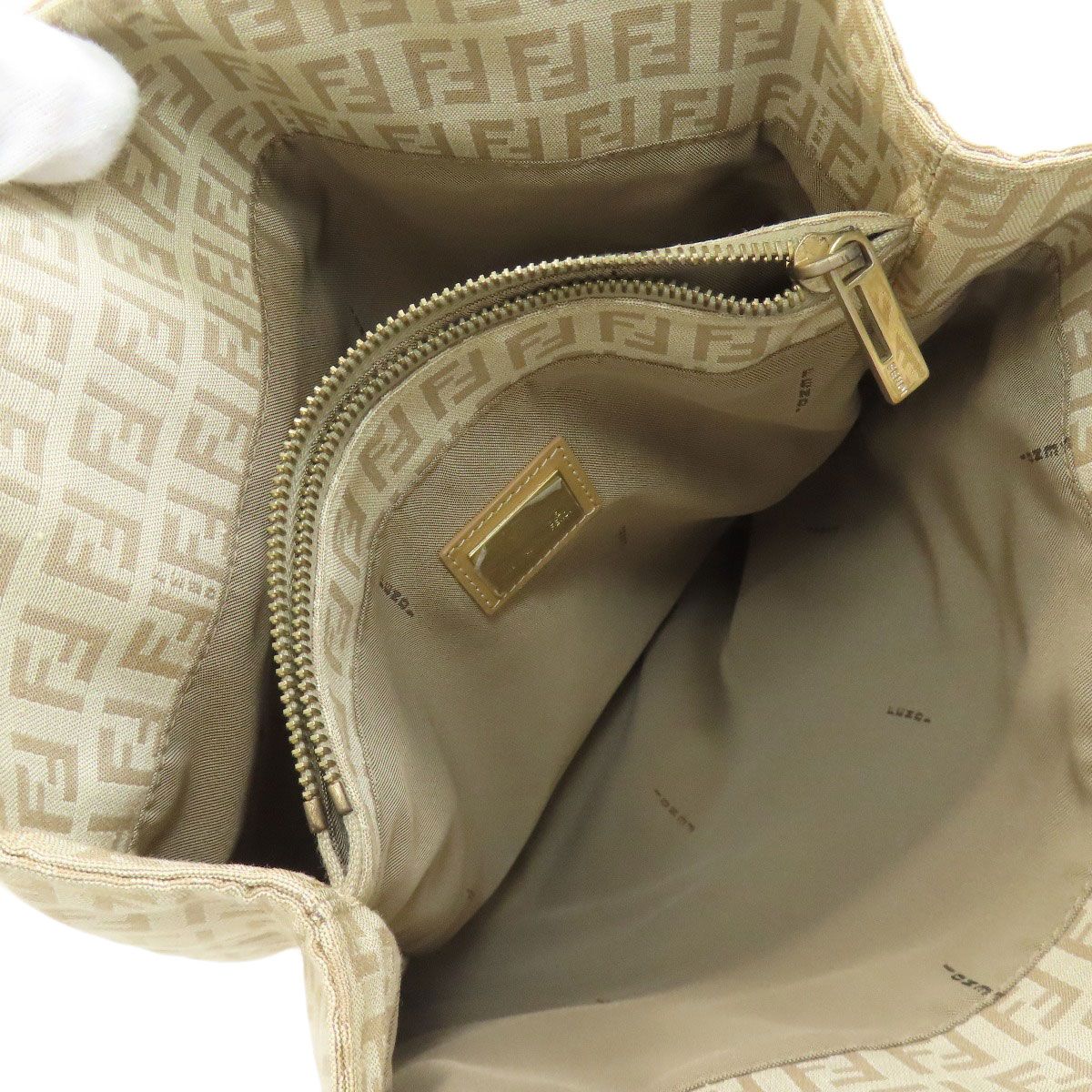 Fendi Zucchino Pattern Tote Canvas — view 5