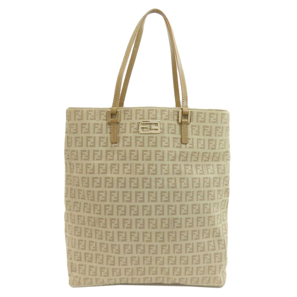 Fendi Zucchino Pattern Tote Canvas