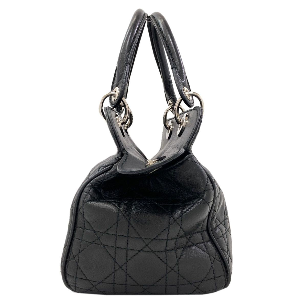Dior Cannage Handbag Lambskin — view 3