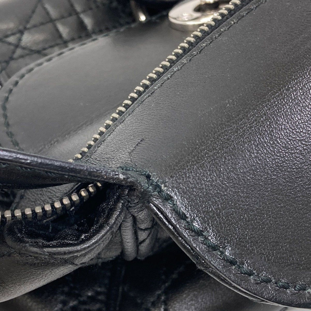 Dior Cannage Handbag Lambskin — view 8