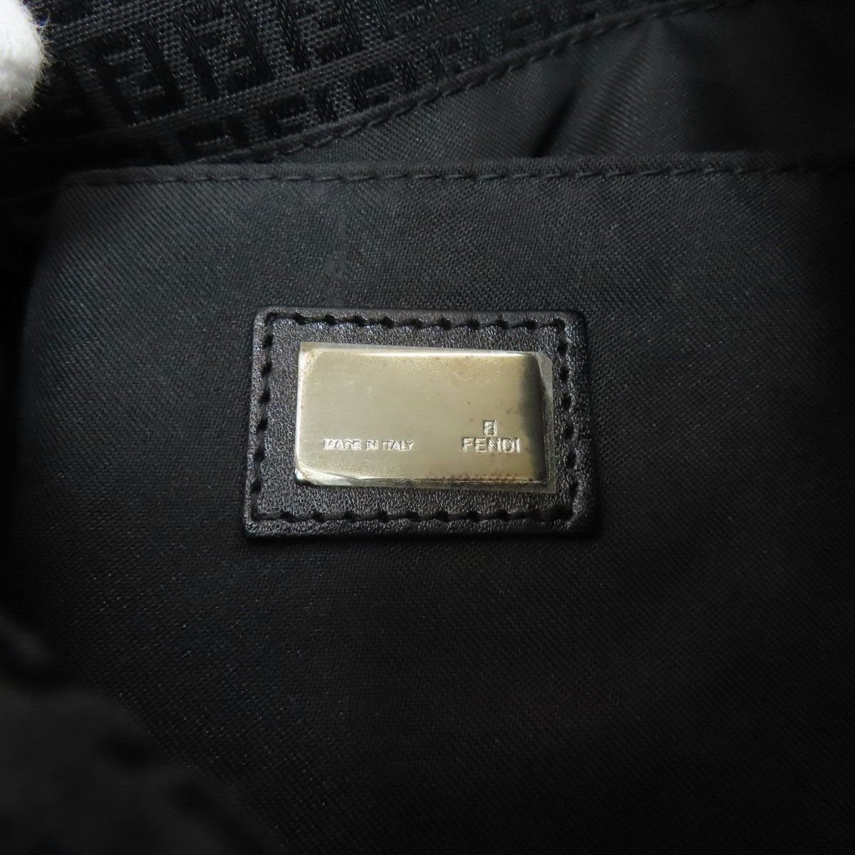 Fendi Zucchino Handbag Canvas — view 6