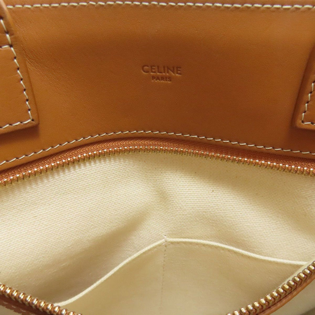Celine Vertical Cover 2-Way Handbag Canvas — view 6