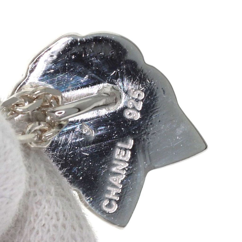 Chanel Camellia Necklace Silver — view 5