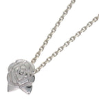 Chanel Camellia Necklace Silver