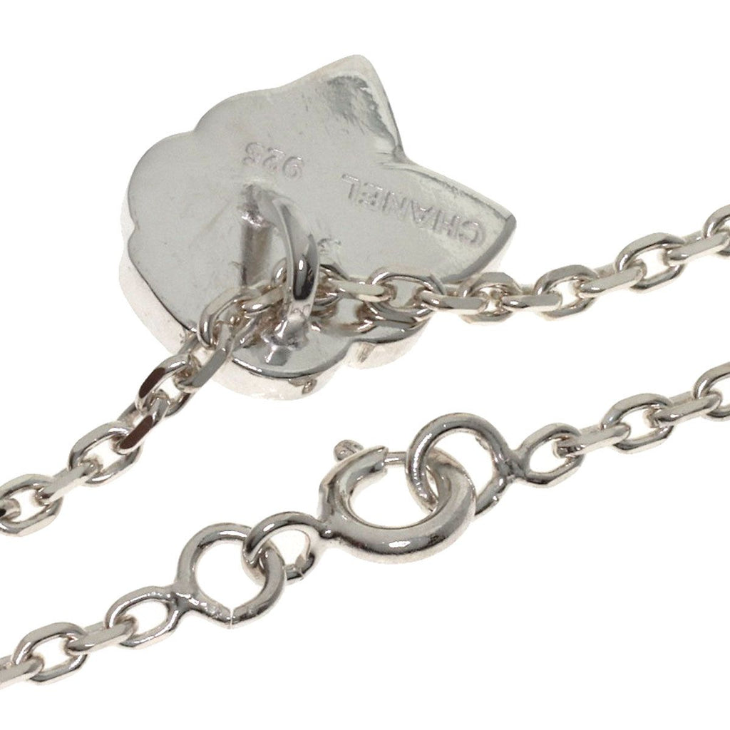 Chanel Camellia Necklace Silver — view 2