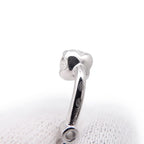 Louis Vuitton Earrings LV Diamond Double Round Total 18k White Gold — view 8