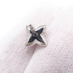 Louis Vuitton Earrings LV Diamond Double Round Total 18k White Gold — view 7