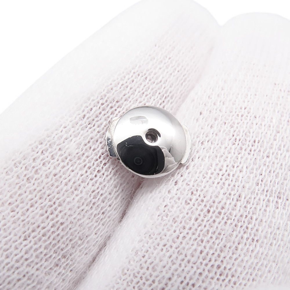 Louis Vuitton Earrings LV Diamond Double Round Total 18k White Gold — view 9