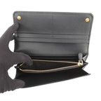 Prada Wallet Saffiano Leather Black with Card Case — view 5