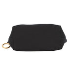 Saint Laurent Paris Pouch Rive Gauche Embroidered Wool Black — view 3