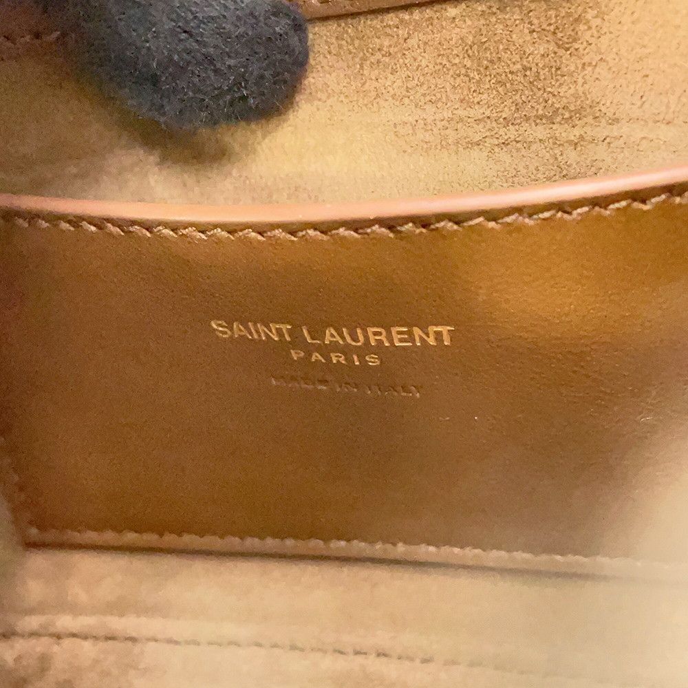 Saint Laurent Paris Handbag le 5 a 7 Mini Hobo Shearling Leather — view 8