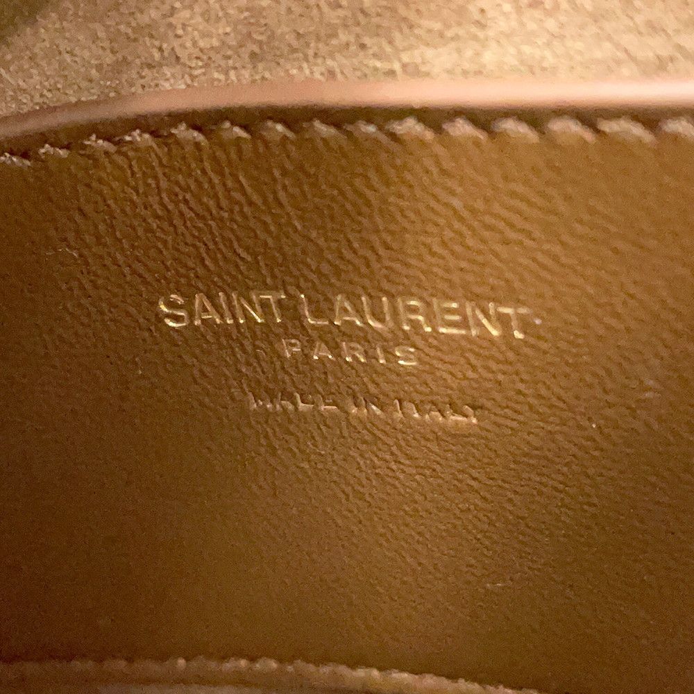 Saint Laurent Paris Handbag le 5 a 7 Mini Hobo Shearling Leather — view 9