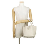 Hermes Handbag Picotin Lock MM Cles Silver Taurillon Clemence Tote — view 4