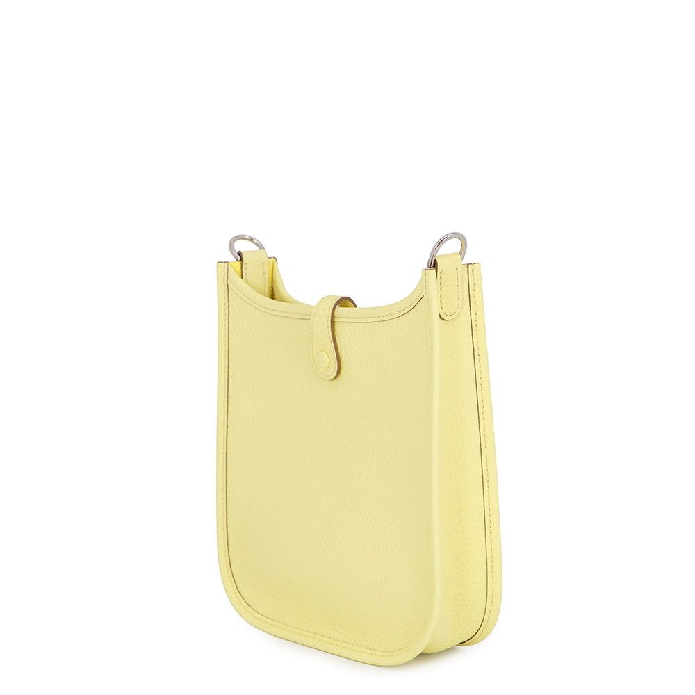 Hermes Shoulder Bag Evelyne TPM Amazon 111 cm Limoncello Silver Taurillon — view 2