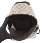 Gucci Backpack Children's Dog GG Supreme Leather Kids Yuan Roberts — view 5