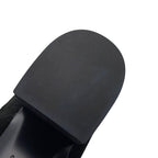 Chanel Long Boots CC Logo Suede Calfskin 36.5 Shoes Black — view 5