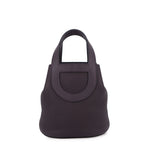 Hermes Tote in the Loop 18 Cassis Gold Taurillon Clemence Swift