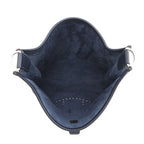 Hermes Shoulder Bag Evelyne 3 PM Blue Nuit Silver Taurillon Clemence — view 5