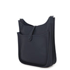 Hermes Shoulder Bag Evelyne 3 PM Blue Nuit Silver Taurillon Clemence — view 2