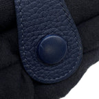 Hermes Shoulder Bag Evelyne 3 PM Blue Nuit Silver Taurillon Clemence — view 6