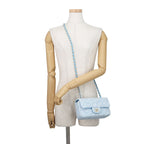 Chanel Chain Shoulder Bag CC Logo Sequin Tweed Mini Flap — view 4