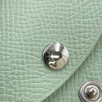 Hermes Coin Case Calvi Duo Vert Silver Epsom — view 6