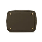 Hermes Handbag Picotin Lock PM Vert Roden Gold Taurillon Clemence — view 3