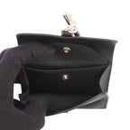 Hermes Coin Case Glenan Compact Wallet Black Silver Swift — view 5