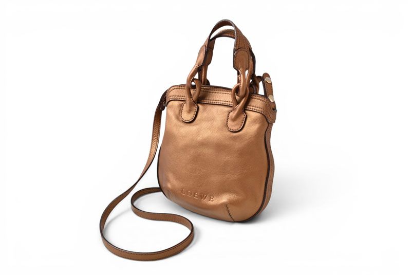 Loewe Fiesta 2-Way Blanc Leather Shoulder — view 5