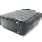 Chanel CC Logo Icon Chocolate Bar Hand Black Purse — view 5
