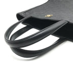 Chanel CC Logo Icon Chocolate Bar Hand Black Purse — view 6
