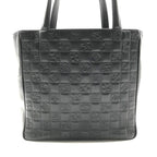 Chanel CC Logo Icon Chocolate Bar Hand Black Purse — view 2