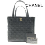 Chanel CC Logo Icon Chocolate Bar Hand Black Purse