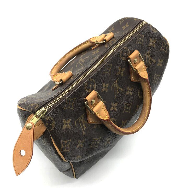 Louis Vuitton Monogram Speedy 25 Hand Bowling Bag Purse — view 8