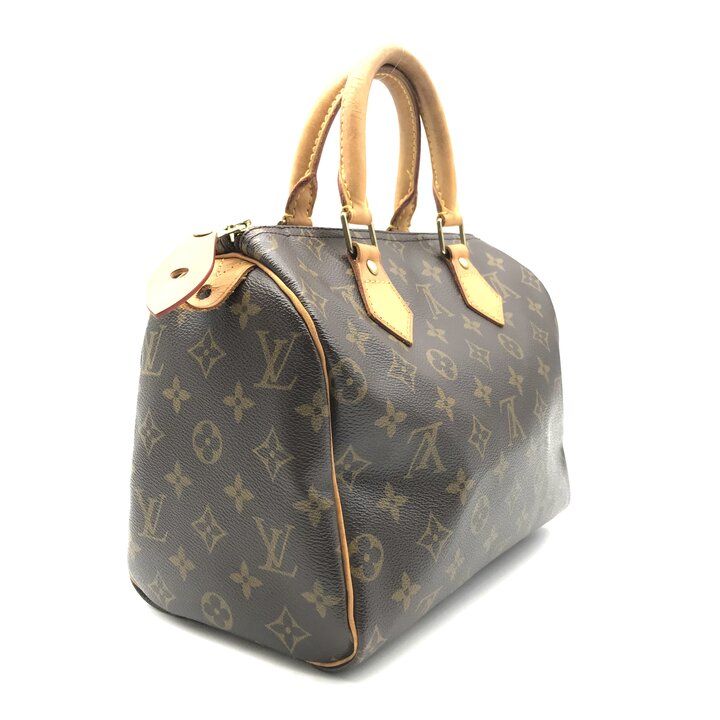 Louis Vuitton Monogram Speedy 25 Hand Bowling Bag Purse — view 2