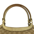 Gucci Abbey Beige Gold GG Canvas Tote Shoulder — view 6