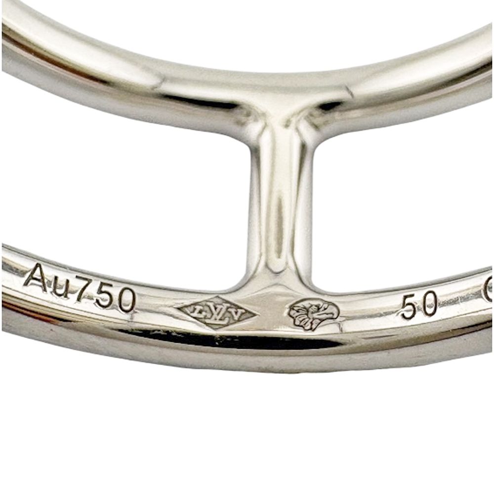 Louis Vuitton Idylle Blossom Dearmon Ring 18k White Gold Diamond — view 8