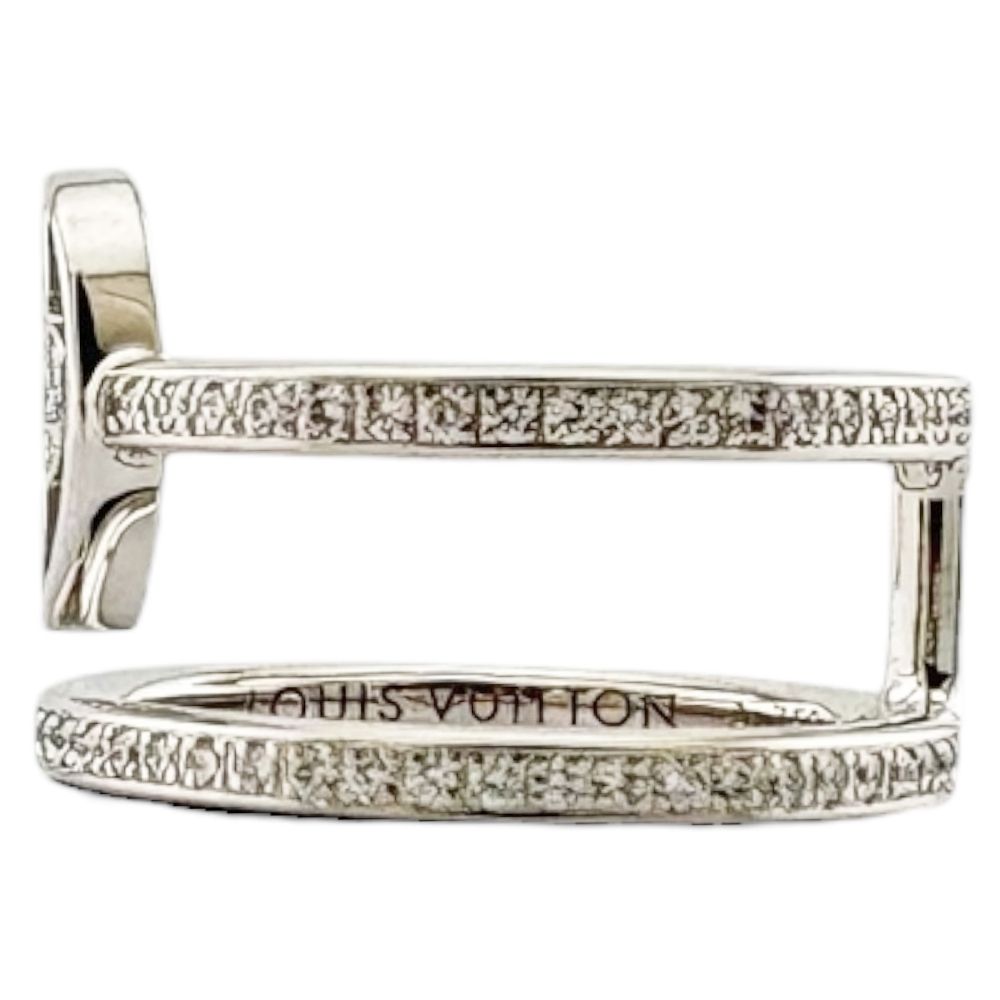 Louis Vuitton Idylle Blossom Dearmon Ring 18k White Gold Diamond — view 4