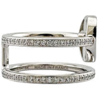 Louis Vuitton Idylle Blossom Dearmon Ring 18k White Gold Diamond — view 6