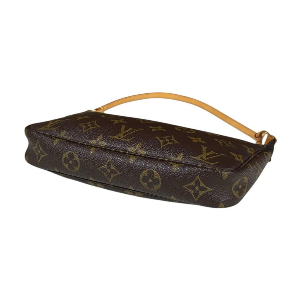 Louis Vuitton Pochette Monogram Handbag Canvas Brown — view 5