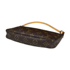 Louis Vuitton Pochette Monogram Handbag Canvas Brown — view 5