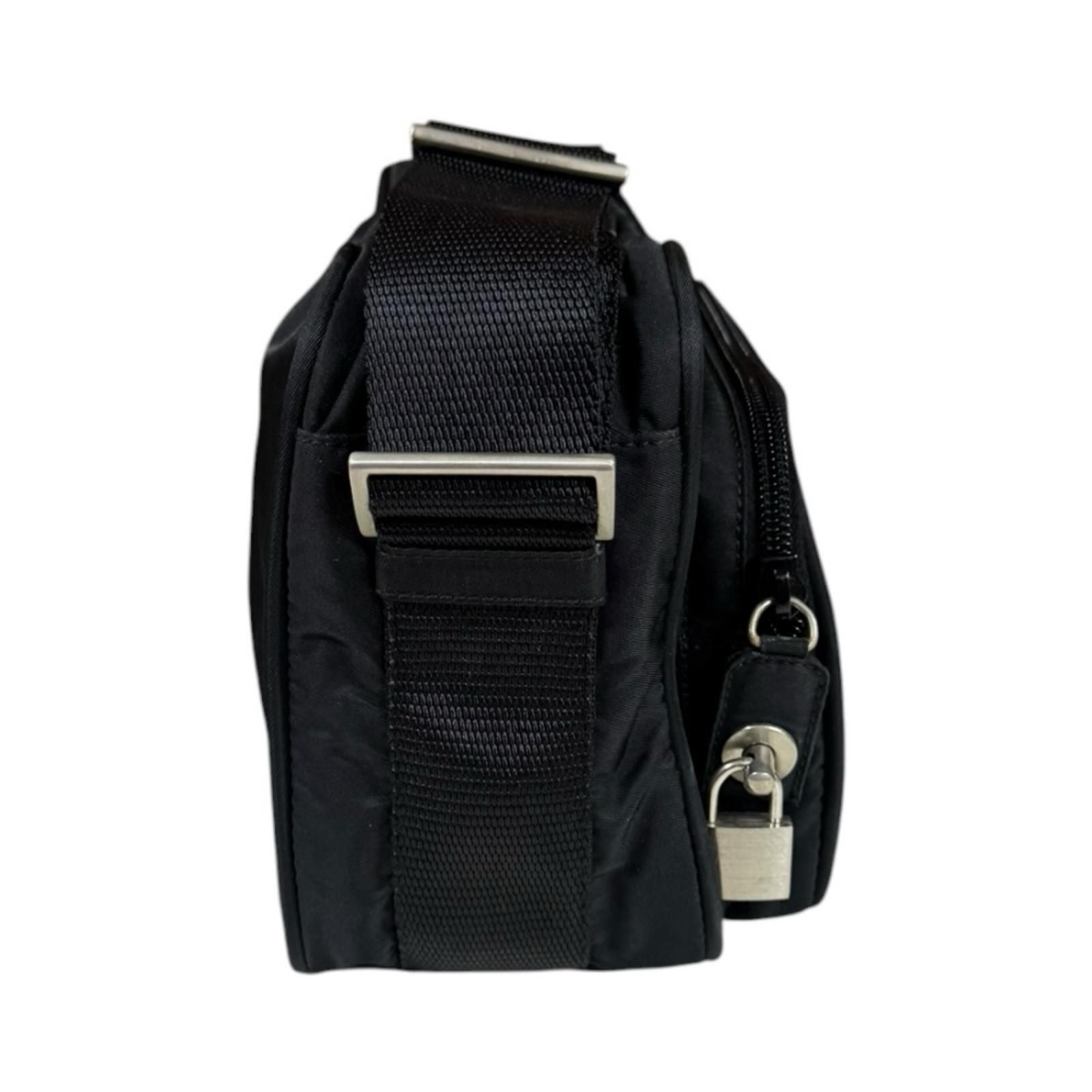 Prada Shoulder Bag Nylon Black — view 4
